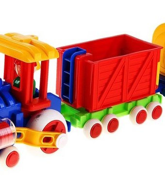 Миниатюра фотографии Форма паровозик ромашка с 2 вагонами детский сад