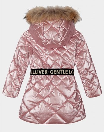 Миниатюра фотографии Розовое пальто зимнее gulliver