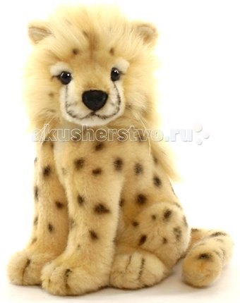 Миниатюра фотографии Мягкая игрушка hansa детеныш гепарда 18 см