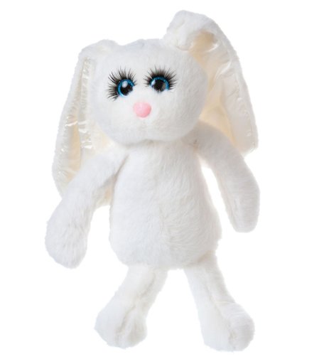 Мягкая игрушка Abtoys Реснички. Кролик 20 см цвет: белый