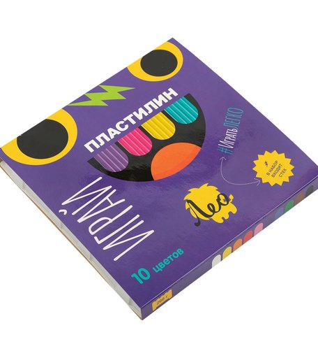 Пластилин классический Лео Играй, (10 цв/200 г)
