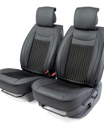 CarPerformance Каркасные накидки на передние сиденья экокожа 2 шт.