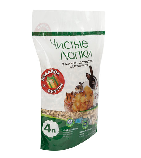 Наполнитель Чистые лапки, 4