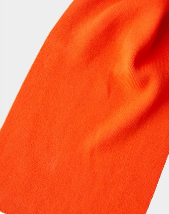 Миниатюра фотографии Шарф вязаный оранжевый gulliver