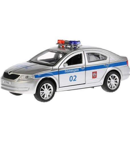 Полицейская машинка Технопарк Skoda Actavia 12 см