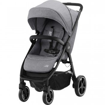 Прогулочная коляска Britax Roemer B-Agile R, Elephant Grey, Black