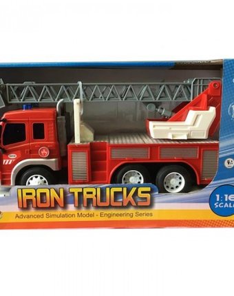 Миниатюра фотографии Fun toy грузовик инерционный электромеxанический 44404/5