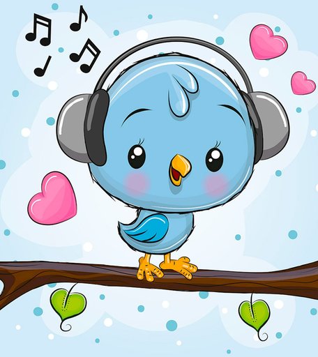 Набор для раскрашивания по номерам ФРЕЯ Утреннее пение