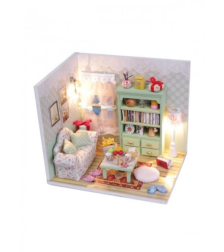 Hobby Day Румбокс Интерьерный конструктор Чай вдвоём с фигурками