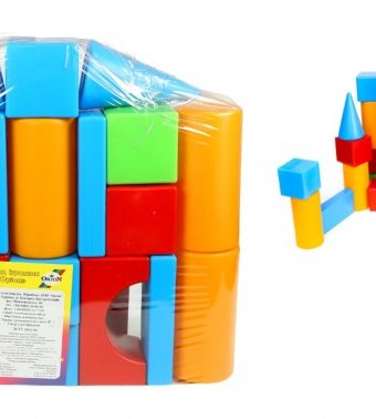 Миниатюра фотографии Развивающая игрушка orion toys набор строительный хуторок (29 предметов)