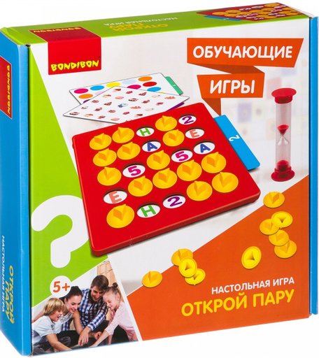 Bondibon Настольная игра Открой пару