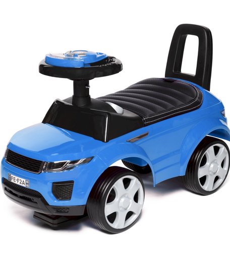 Каталка BabyCare Sport car кожаное сиденье, резиновые колеса