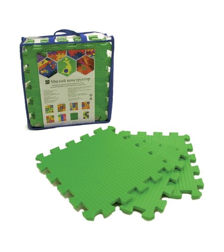 Коврик-пазл EVALINE Универсальный зеленый