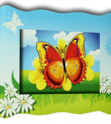 Хобби и Творчество VIZZLE Объемная картина Бабочка