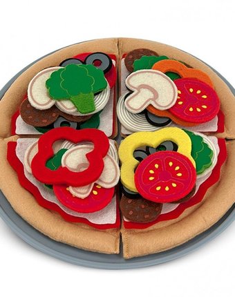 Миниатюра фотографии Развивающая игрушка melissa & doug готовь и играй пицца
