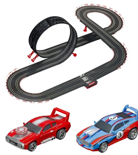 Автотрек на радиоуправлении Carrera Smoking Tires 150 1:43