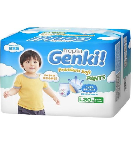 Трусики-подгузники Genki, р. 4, 9-14 кг, 30 шт