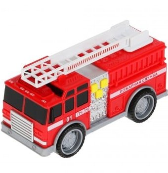 Миниатюра фотографии Пластиковая модель "пожарная машина" технопарк