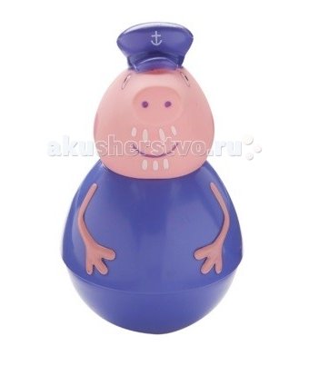 Свинка Пеппа (Peppa Pig) Фигурка-неваляшка Дедушка Свин