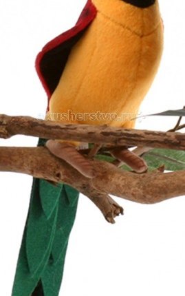 Миниатюра фотографии Мягкая игрушка hansa желтый попугай 37 см