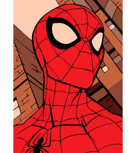 Набор для раскрашивания по номерам ФРЕЯ Человек-Паукп