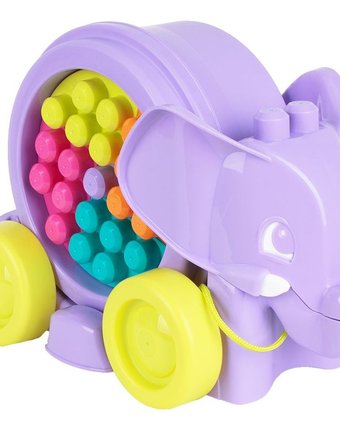 Конструктор Mega Bloks Неуклюжий слон цвет: фиолетовый, 25 дет.