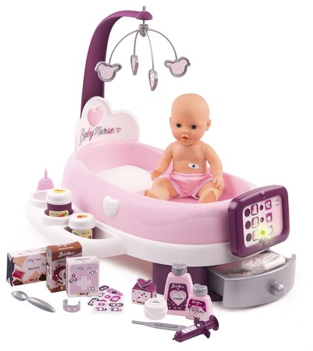 Набор по уходу с куклой и планшетом Smoby Baby Nurse