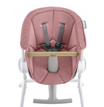 Миниатюра фотографии Подушка для стульчика для кормления beaba textile seat, розовый