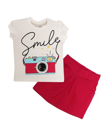 Миниатюра фотографии Комплект футболка/юбка веселый супер далматинец little star