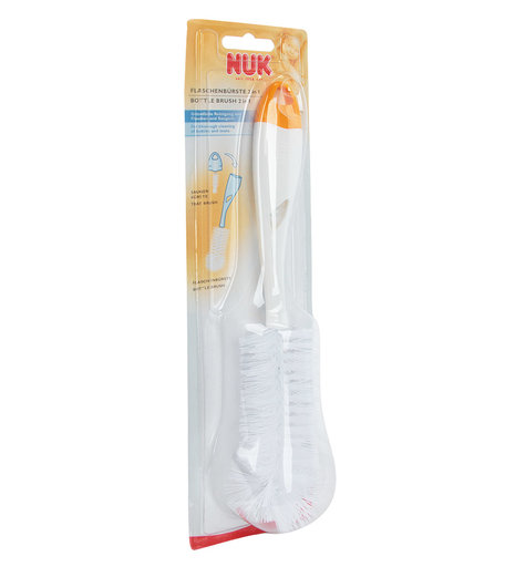 Ершик Nuk для мытья бутылочек 2 в 1