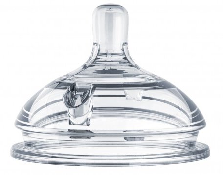 Соска Comotomo силиконовая Natural Nipple Packs 6+ (Y) 2 шт.