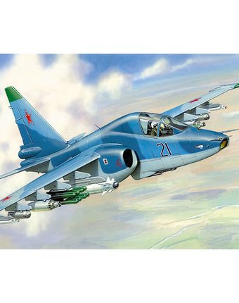 Сборная модель Звезда Самолет Су-39 1:72