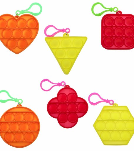 Брелок-антистресс 1Toy - Pop It Геометрические формы