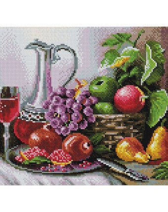 Миниатюра фотографии Алмазная мозаика белоснежка натюрморт с фруктами