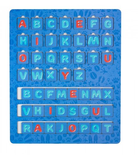 Деревянная игрушка Сибирские игрушки Вкладыши алфавит английский Животные