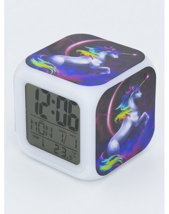 Часы Mihi Mihi будильник Единорог с подсветкой №27