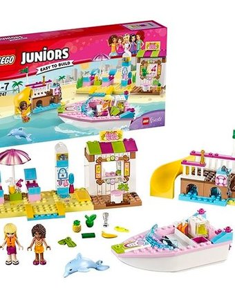 Конструктор LEGO Juniors  10747 День на пляже с Андреа и Стефани