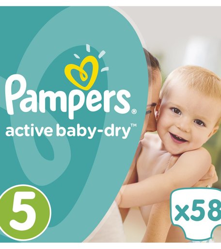 Подгузники Pampers Active Baby Dry (11-18 кг) шт.