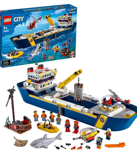Конструктор LEGO City 60266 Океан: исследовательское судно