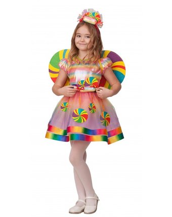 Миниатюра фотографии Батик карнавальный костюм конфетка 21-18