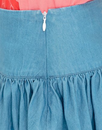 Миниатюра фотографии Голубая юбка button blue