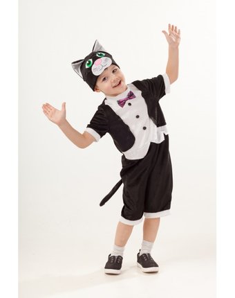 Миниатюра фотографии Пуговка карнавальный костюм кот алекс плюшки-игрушки