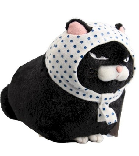 Мягкая игрушка Super01 Кошка Маруко 20 см цвет: черный