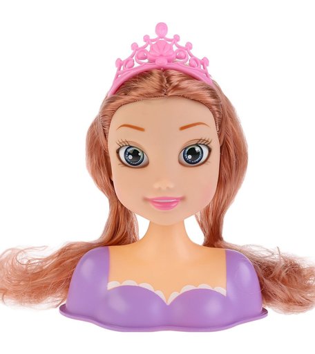 Кукла-манекен Карапуз Для создания причесок (В фиолетовом платье)