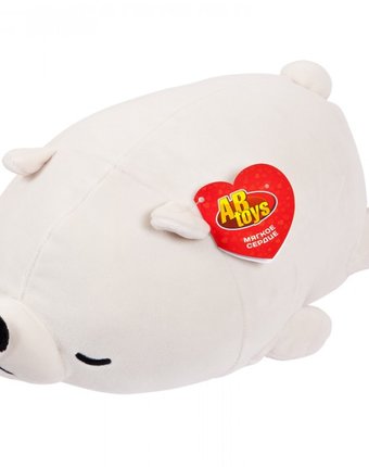 Миниатюра фотографии Мягкая игрушка abtoys медвежонок полярный 27 см