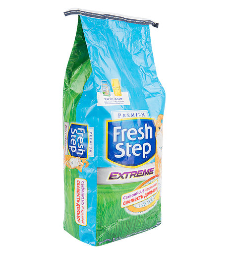 Наполнитель впитывающий Fresh Step Тройной контроль запахов, 3.2кг/6л