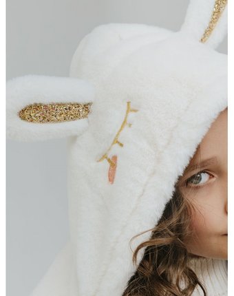 Миниатюра фотографии Mihi mihi детская шапка кролик с блестками