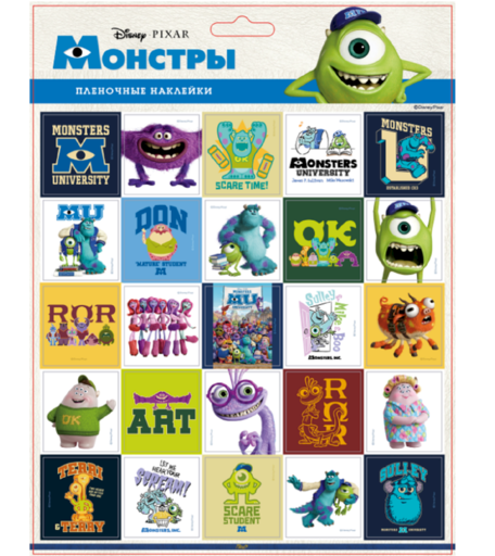Наклейки Priority Корпорация Монстров