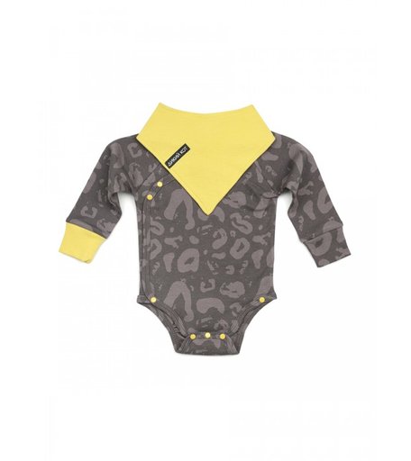 Happy Baby Боди для мальчика с длинным рукавом в наборе с нагрудным фартуком