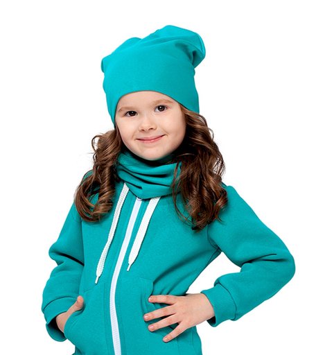 Комплект шапка/шарф-снуд Веселый малыш